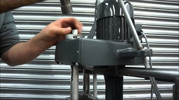 How to change the cutter on an Elumatec AS 70 Router Window Machinery