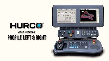 Part Programming Profile Left and Right - Max4 Version 9