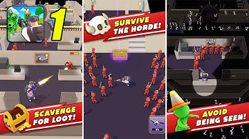 Survivor Z: Loot and Survive - Gameplay Walkthrough Part 1 (IOS,Android) | Stick Crazee