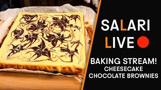 Salari's Cozy Livestream 🔴: Cheesecake Chocolate Brownies!