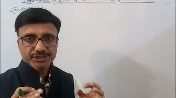 Disconnection Approach : L-07, importance of order of events in organic synthesis-Part 1