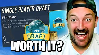 Is The Single Player Draft Worth It On FIFA 23?