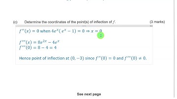 Question 7, 2020 WACE Mathematics Methods Exam Solutions