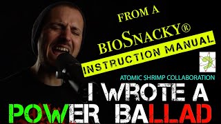 I wrote a Power Ballad from a Biosnacky instruction manual