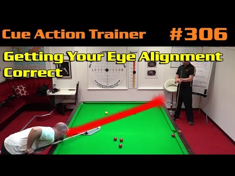Snooker Coaching Tips: Getting Your Eye Alignment Correct