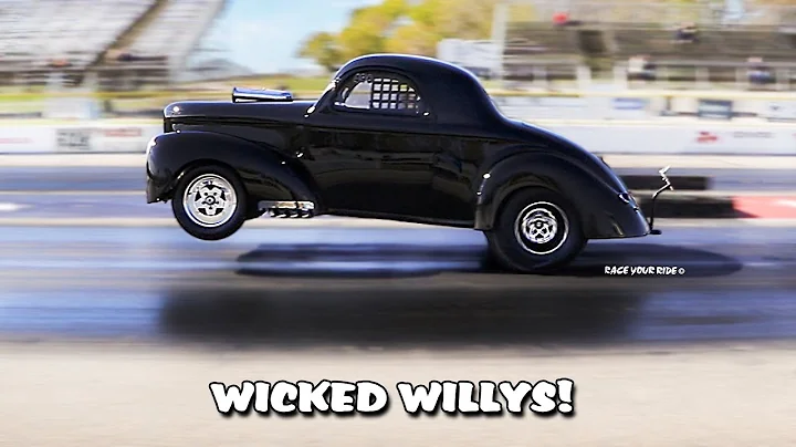 '41 WILLYS AMERICAR COUPE! 496CI BIG BLOCK CHEVY! SHOW QUALITY! BYRON DRAGWAY!