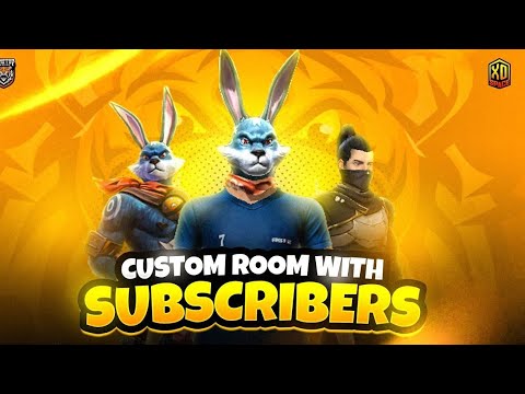 FREE FIRE CUSTOM ROOM WITH SUBSCRIBE 🤫 #freefire #customroom #ff - YouTube