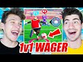EPIC Mario & Sonic Football MONEY WAGER + LOSER HAS FORFEIT!