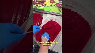 Official Foodies of the Fair | Flamin Hot corndog