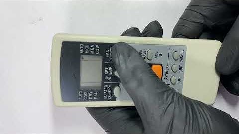 O GENERAL WINDOW AC REMOTE