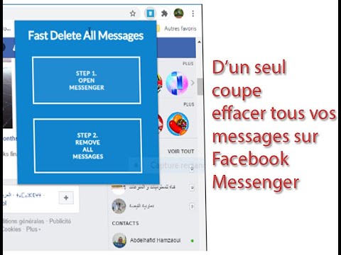 Vidéo: Comment Supprimer Tous Les Messages D'un Contact