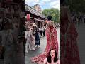 A Very Tall Beautiful Woman in Hanfu Stunned Everyone on the Street #streetstyle #hanfu #reaction
