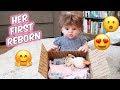 Reborn Toddler Kennedy Unboxing Her First Reborn Baby Doll | The Patsy Family