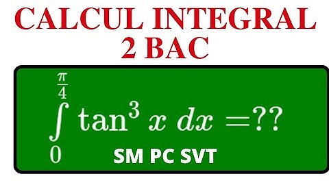 CALCUL INTÉGRAL  2 BAC SM PC SVT #2_bac #terminale