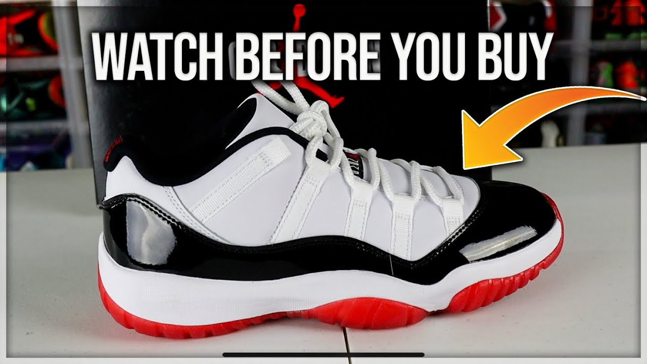 jordan 11 low concord bred real vs fake