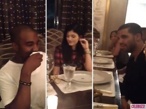 Drake & Kanye West Have Dinner With The Kardashians