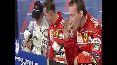 HAKKINEN & IRVINE HAVE A WATER FIGHT WITH SCHUMACHER IN THE MIDDLE... #SHORTS