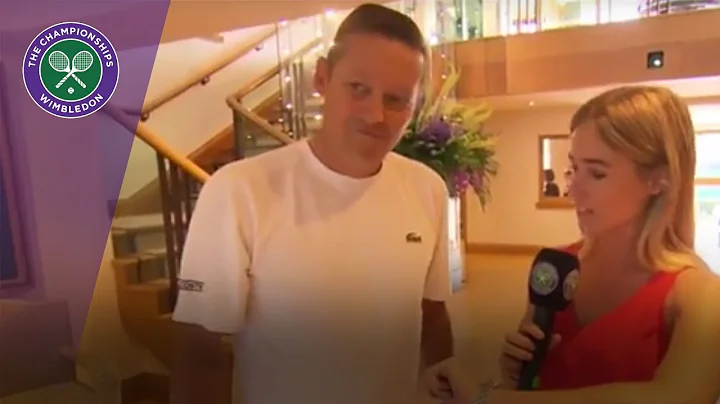 Wimbledon 2017 - The walk to Centre Court with Dan...