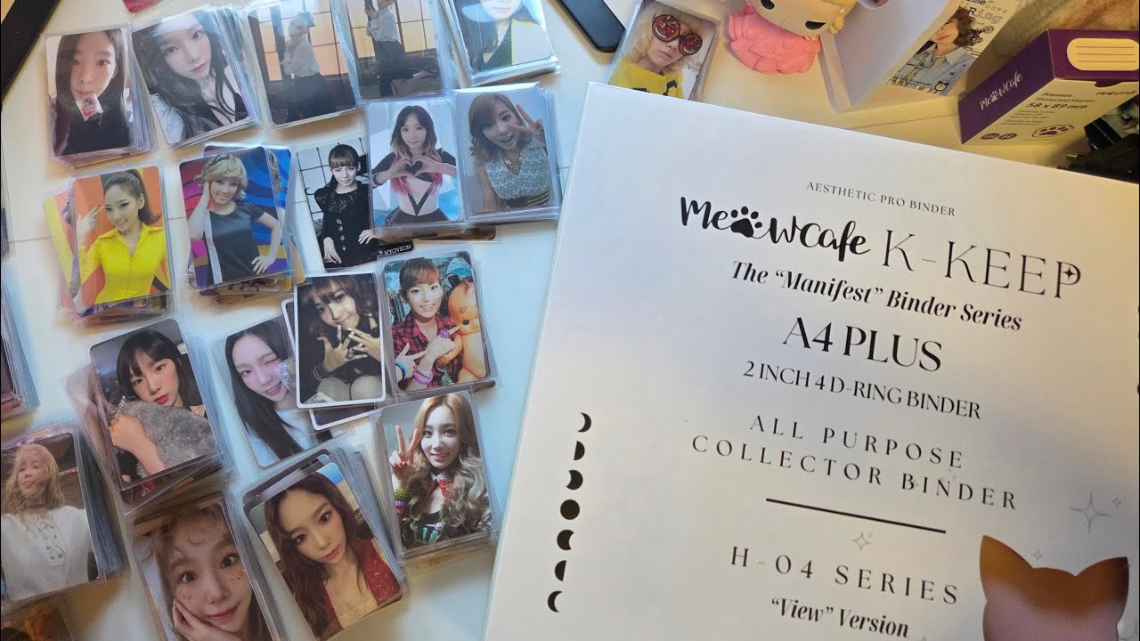Binder maintenance ☆1  Girls Generation feature Meowcafe  manifest binder💕 