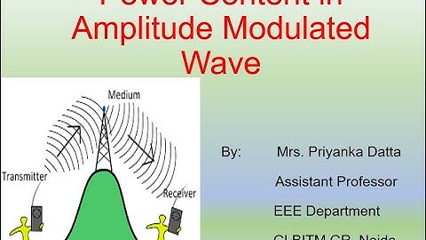 Power Content in Amplitude Modulated Wave