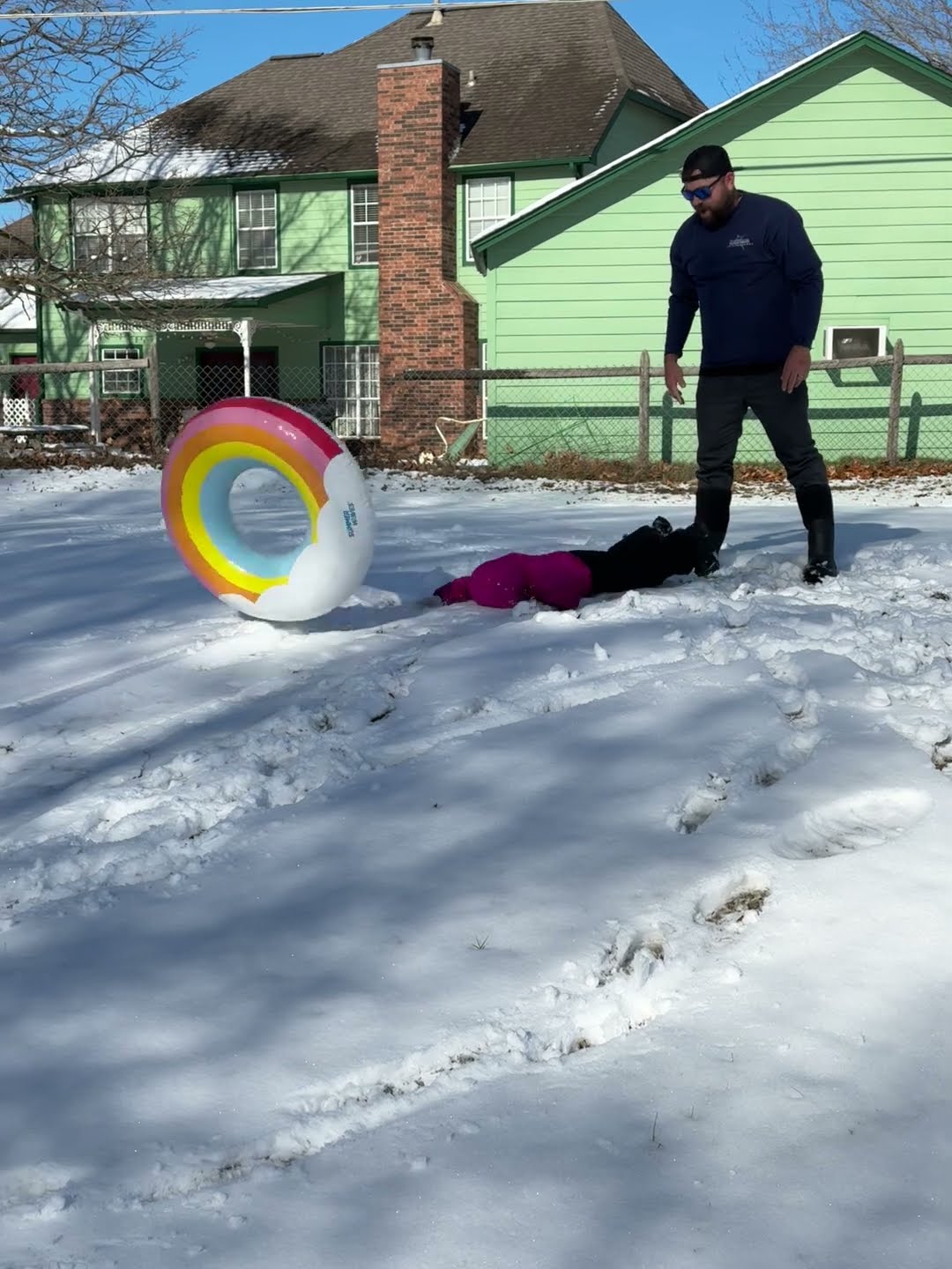 First Snowday Faceplant || ViralHog