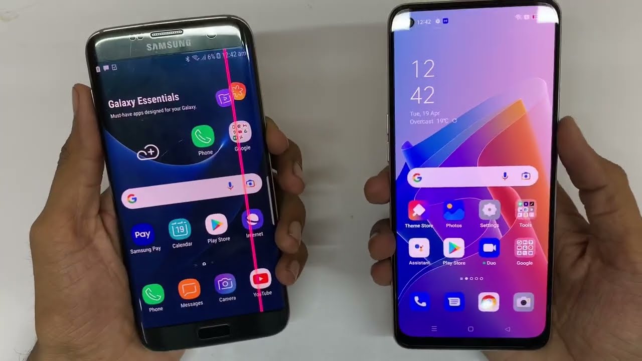 Samsung s7 edge vs Oppo f21 pro 5G speed test - Oppo f21 pro 5G gaming review