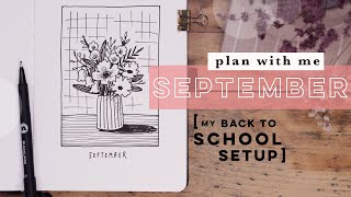 My Back to School Bullet Journal | September 2023 Plan With Me