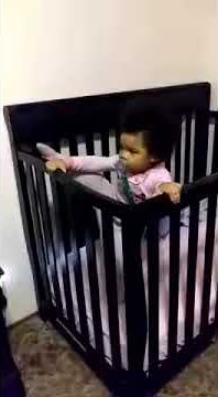 BABY climbs out of Crib!