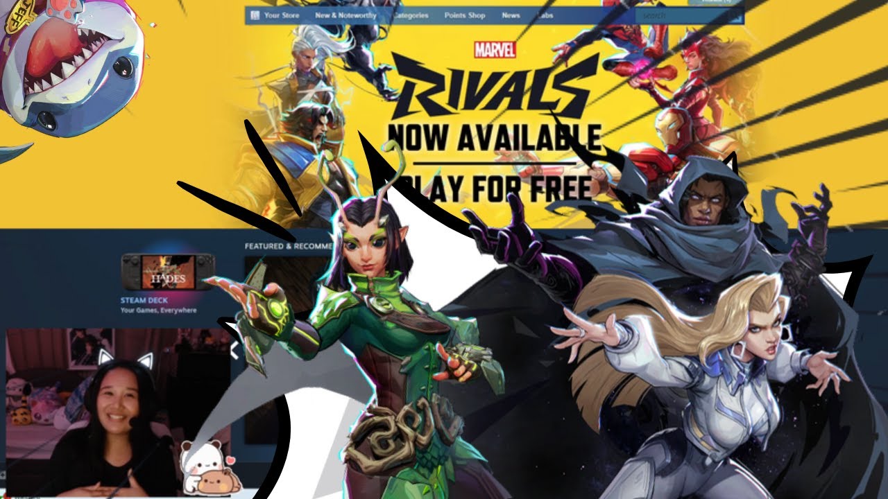 First look at Marvel Rivals 💪 || Facecam?! - YouTube