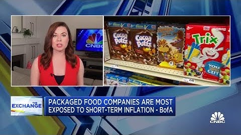 Why packaged food companies are most exposed to short-term inflation