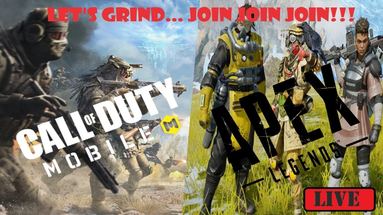 COD series Grinding | Let's Play Apex Legends later | Open Subs Play Live!