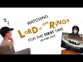 watching THE LORD OF THE RINGS for the first time (in one day)