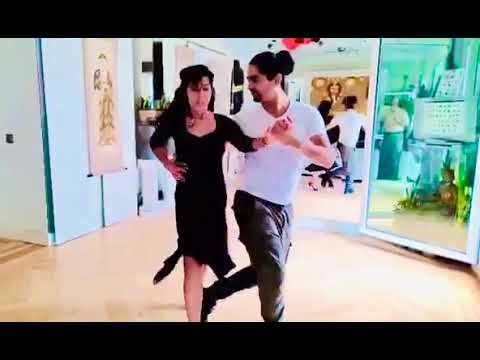 Anabel Cabrera y Adrián Coria, ensayo Danzarin