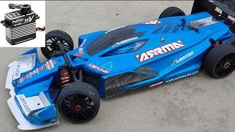 Powerhobby 8014MG 14v Servo 3s Test Run In Arrma Limitless