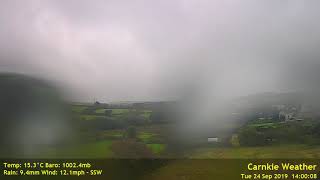 Carnkie Weather Timelapse - 24th September 2019