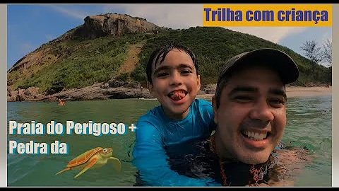 Praia do Perigoso + Pedra da Tartaruga, Paraíso escondido no Rio de Janeiro-Brasil