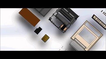 Solidworks Animation - Reverse Engineering Project (Old Printer)