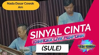 Sinyal cinta - Sule karaoke nada cowok Am versi bajidor