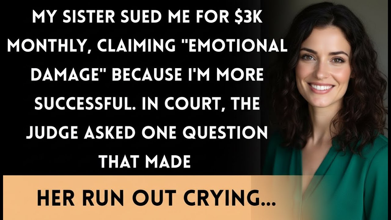 She Sued Me for $3,000 a Month Over “Emotional Damage” — The Judge Wasn’t Amused