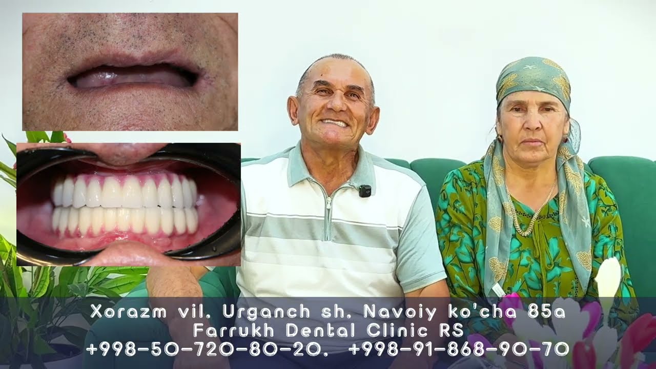 8 implantga 24 ta tish qo'yilgan bemor bilan suhbat | Urganch Implant | Farrukh Dental Xorazm