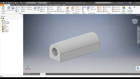 How to make 3D Object - Autodesk Inventor Profesinal