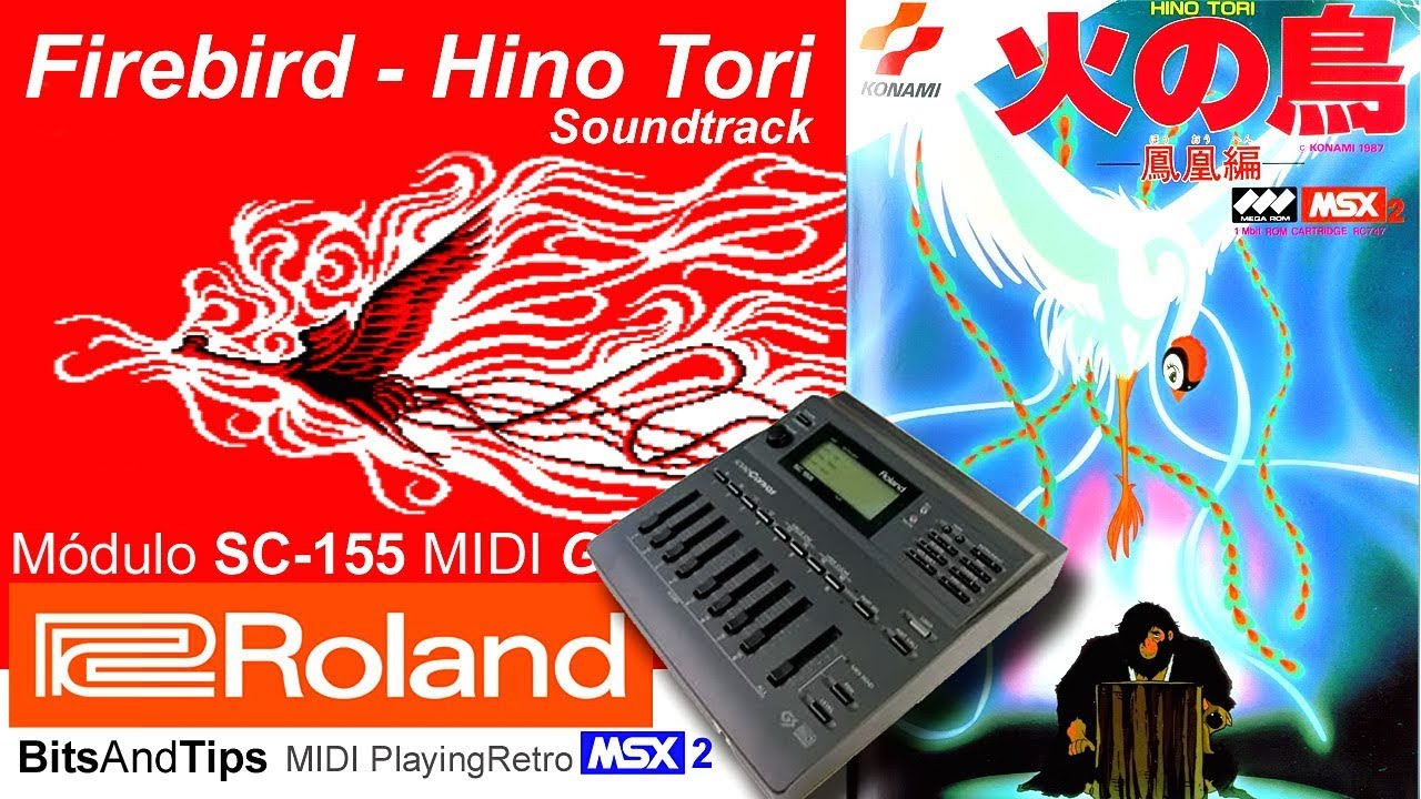 👾 MSX2 Music FIREBIRD (HINO TORI) Konami 1987 MSX MIDI Roland SC