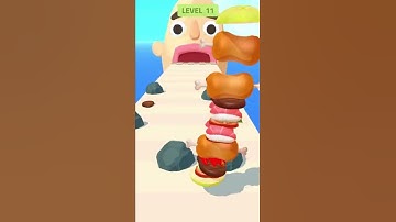 Sandwich Runner All Levels Gameplay Walkthrough Android, iOS NEW UPDATE MAX LEVEL #shorts