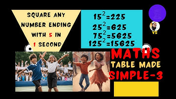 Square any number ending with 5 in 1 second | Math trick | QuickMath