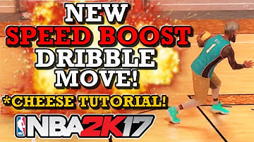 NBA 2K17 NEW SPEED BOOST DRIBBLE MOVE!! (CHEESE TUTORIAL!!)