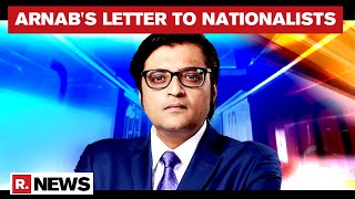 Arnab Goswami's Open Letter Announcing Nationalist Collective To Fight Anti-India Forces