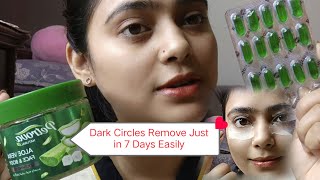 Dark Circles Remove in 7 Days💯/Vitamin E Capsule For Dark Circles#beatytips#skincare#viralvedio#hack