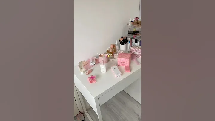 1 hour bedroom reset🎧🌸 #resetroutine #cleaning #cleangirl #cleaningmotivation #aesthetic #girly