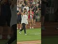 Daisuke Matsuzaka with the 1st pitch at Fenway!