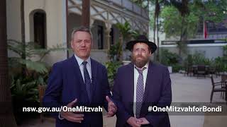 Australian Minister Kamper Launches One Mitzvah Campaign